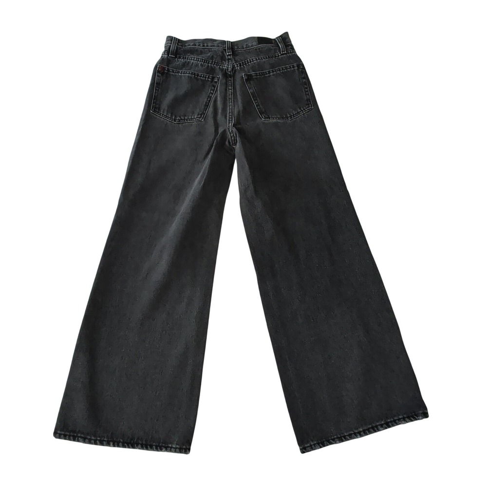 BDG Urban Outfitters High Wide Jeans 28 fits 27 Washed Black High Rise Wide Leg - Picture 8 of 13
